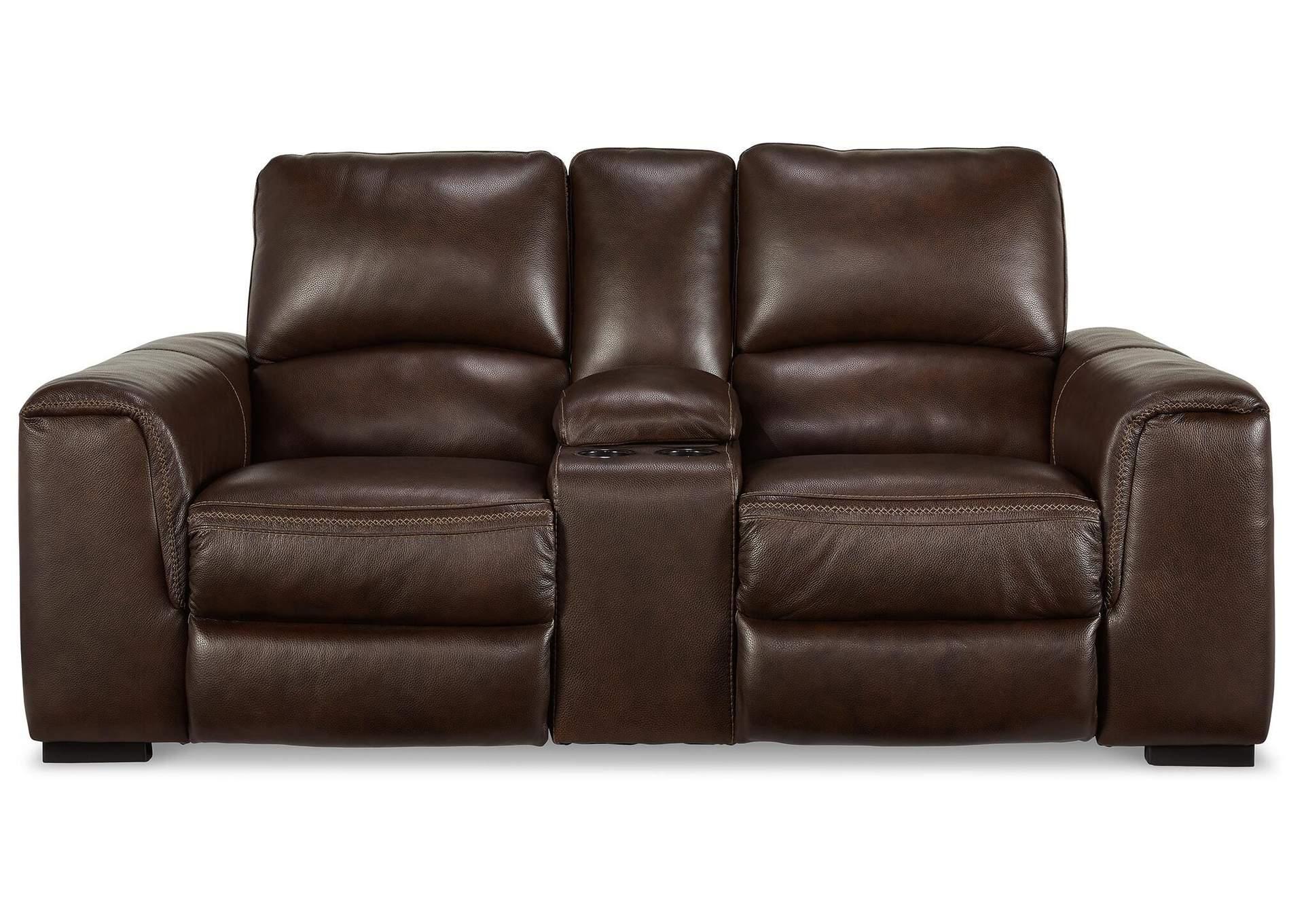 Alessandro Power Reclining Loveseat with Console