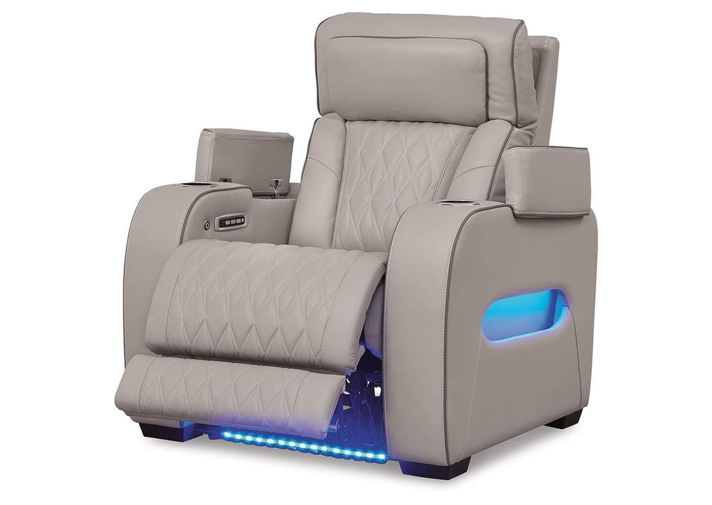 Boyington Power Recliner angled view