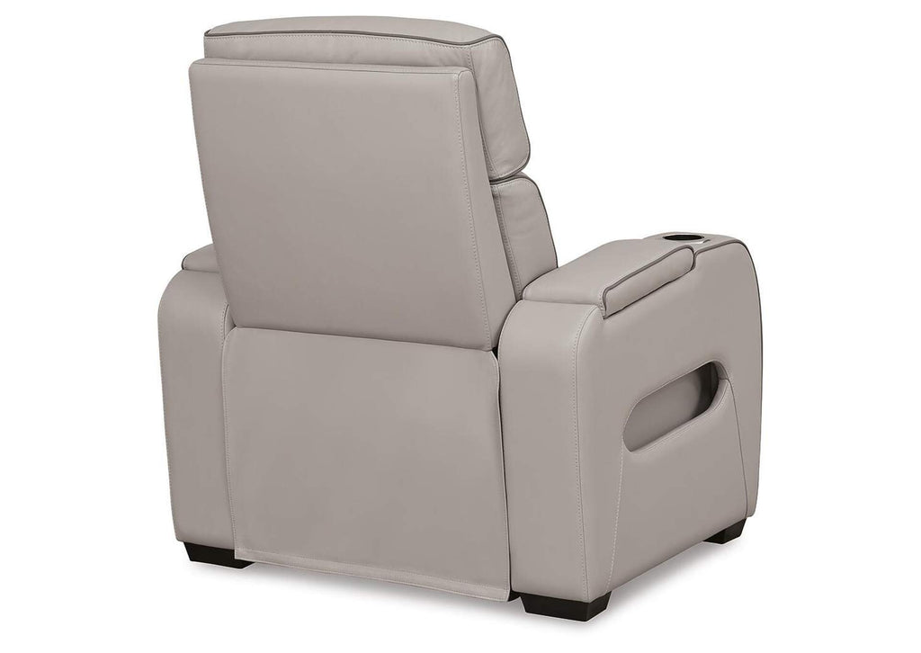 Boyington Dual Power Leather Sofa, Loveseat and Recliner