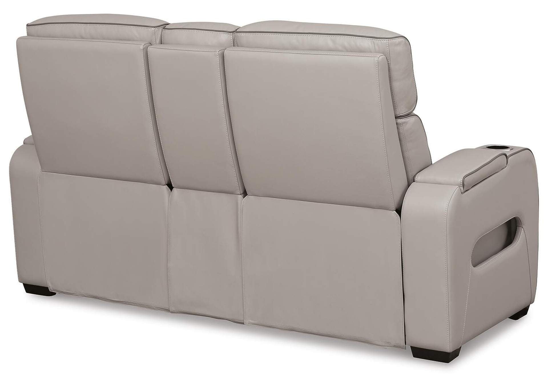 Boyington Dual Power Leather Sofa, Loveseat and Recliner