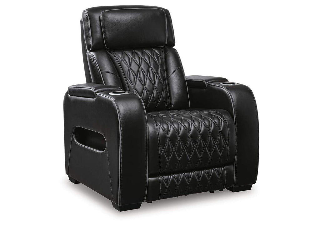 Boyington Power Recliner angled view
