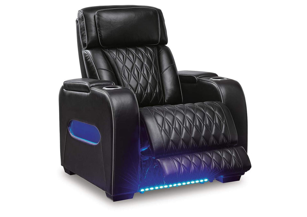 Boyington Power Recliner angled view