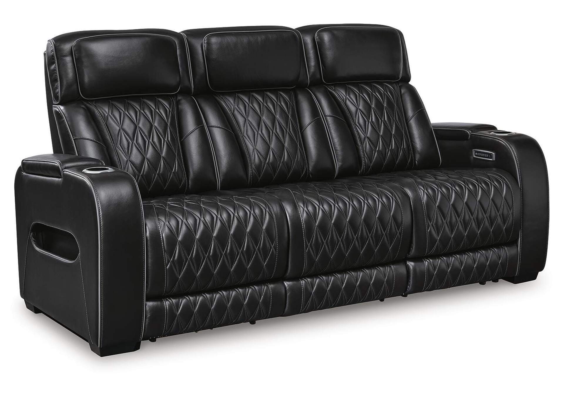 Boyington Power Reclining Sofa angled view