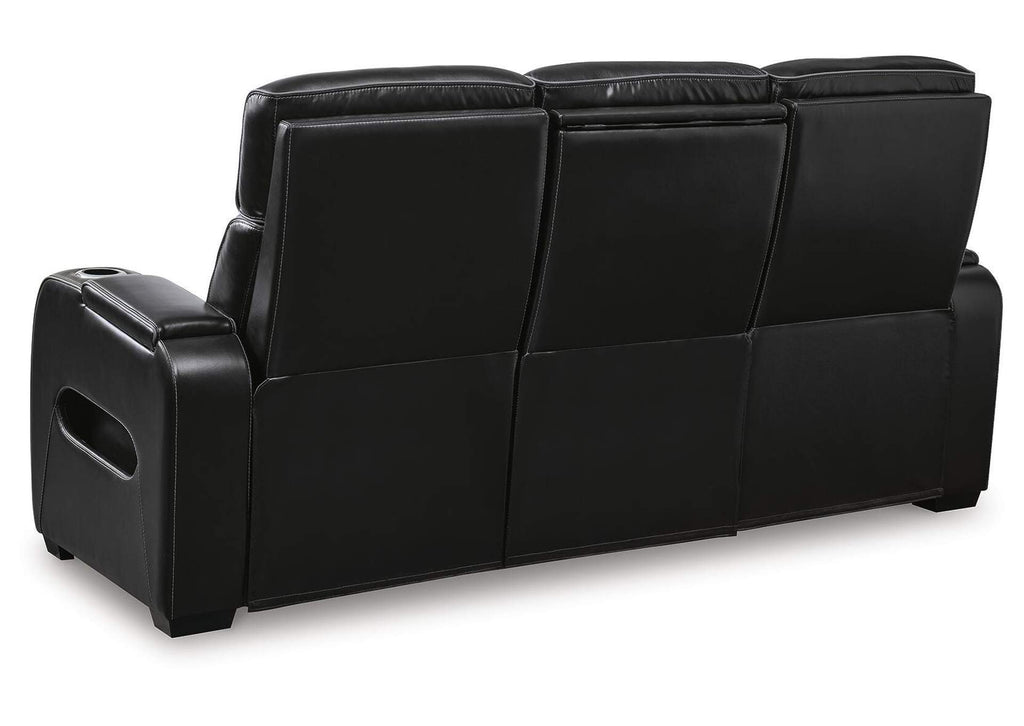 Boyington Dual Power Leather Sofa, Loveseat and Recliner