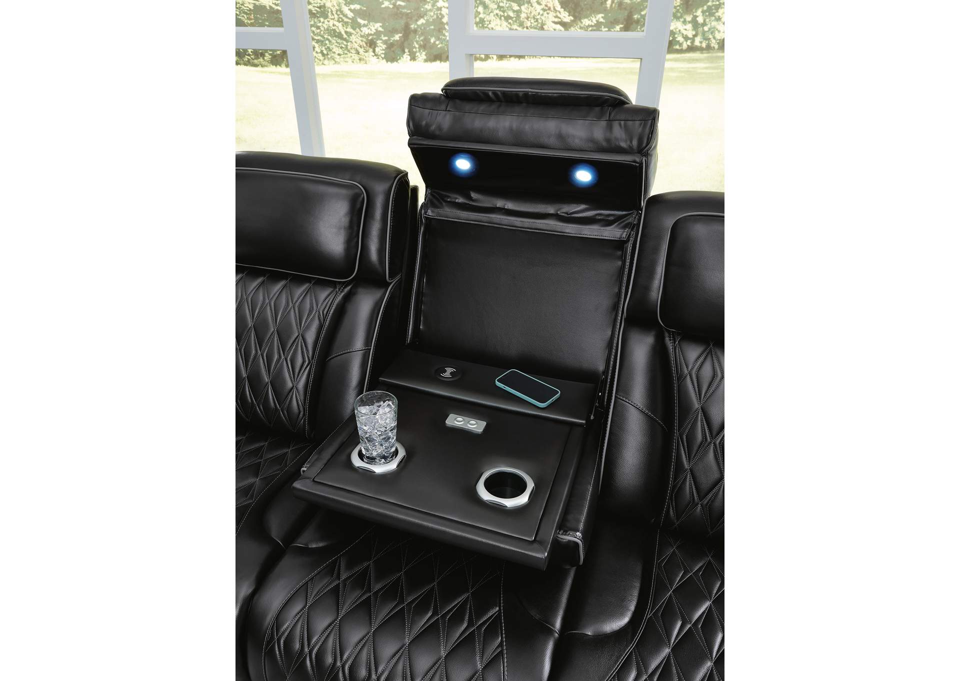Boyington Power Reclining Sofa detail