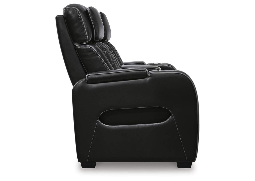 Boyington Power Reclining Loveseat with Console side view
