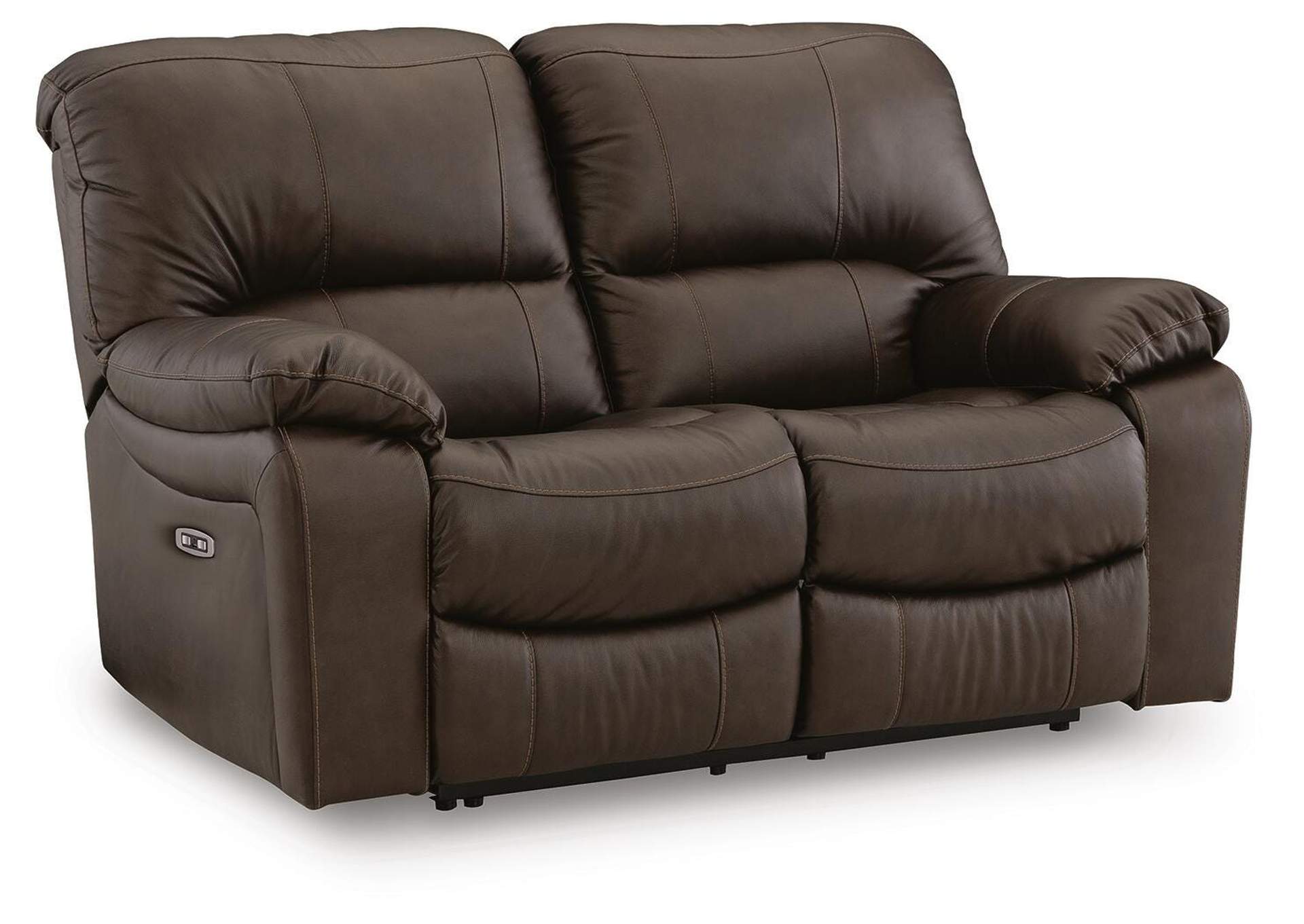 Leesworth Power Sofa, Loveseat and Recliner angled view