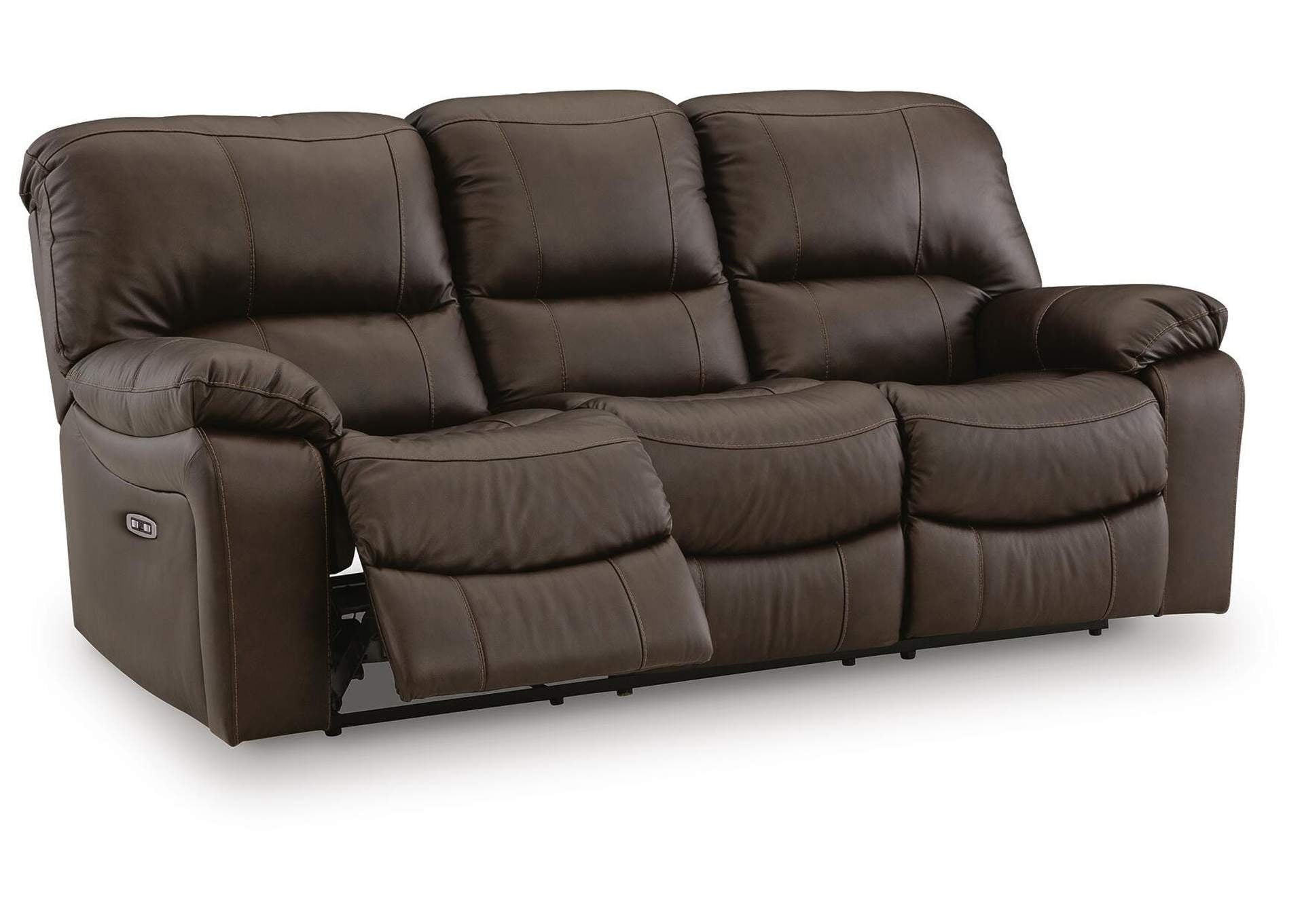 Leesworth Power Reclining Sofa angled view