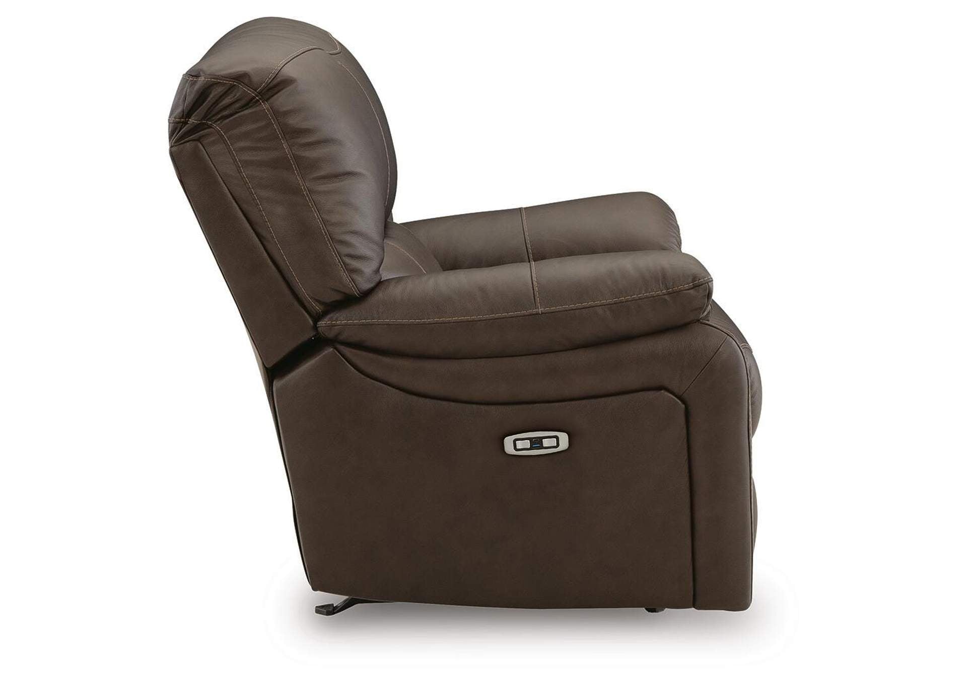 Leesworth Power Sofa, Loveseat and Recliner side view
