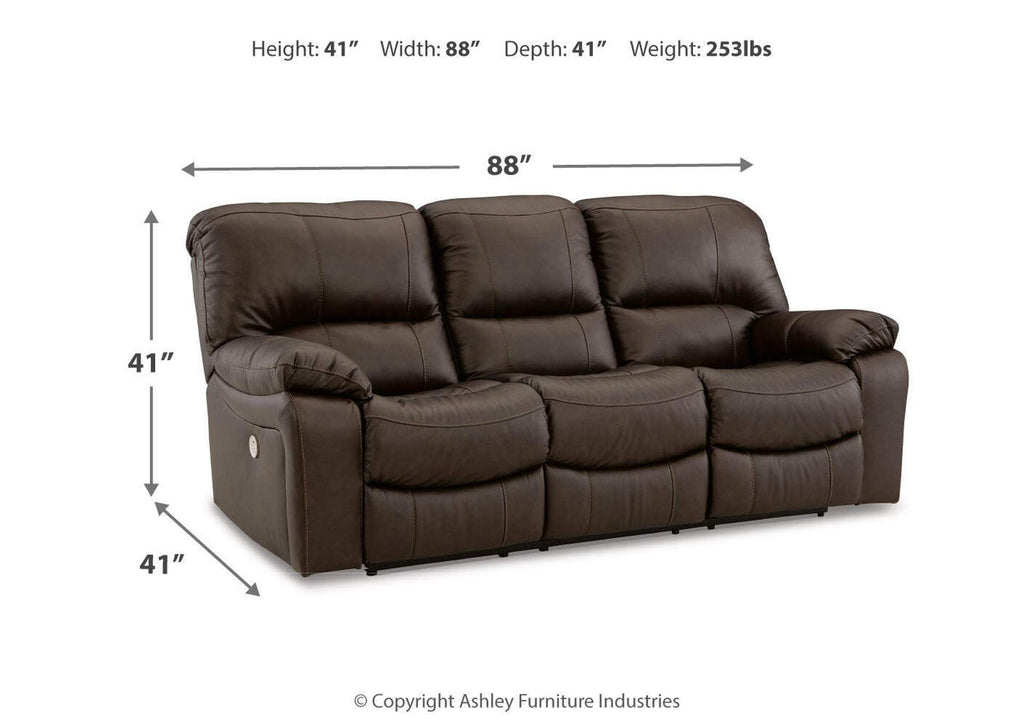 Leesworth Power Reclining Sofa dimensions