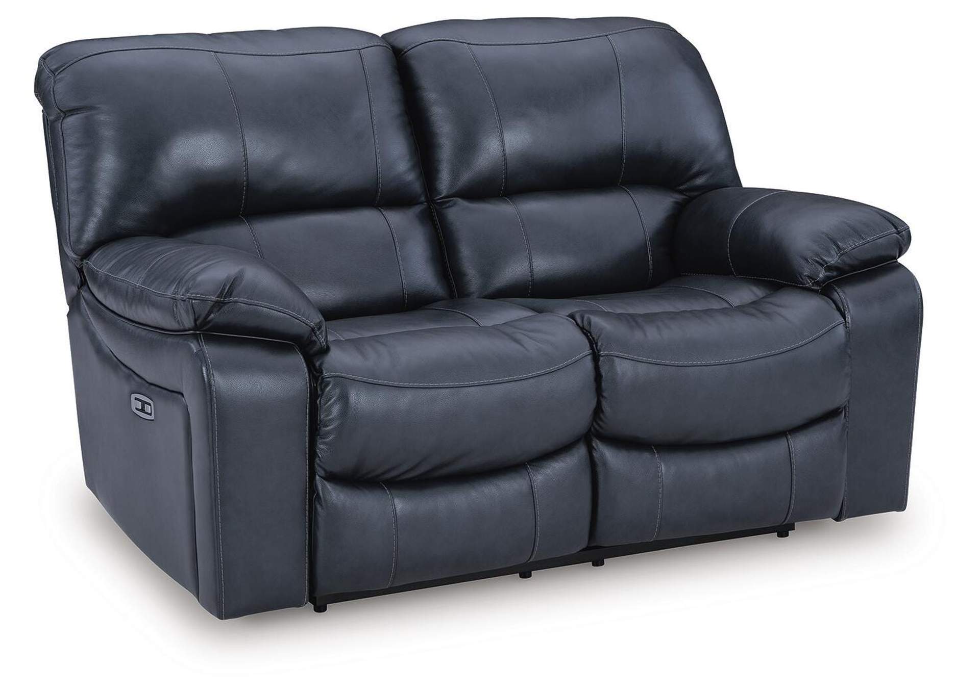 Leesworth Power Reclining Loveseat angled view