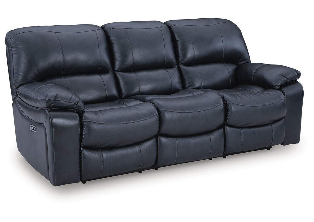 Leesworth Power Reclining Sofa angled view
