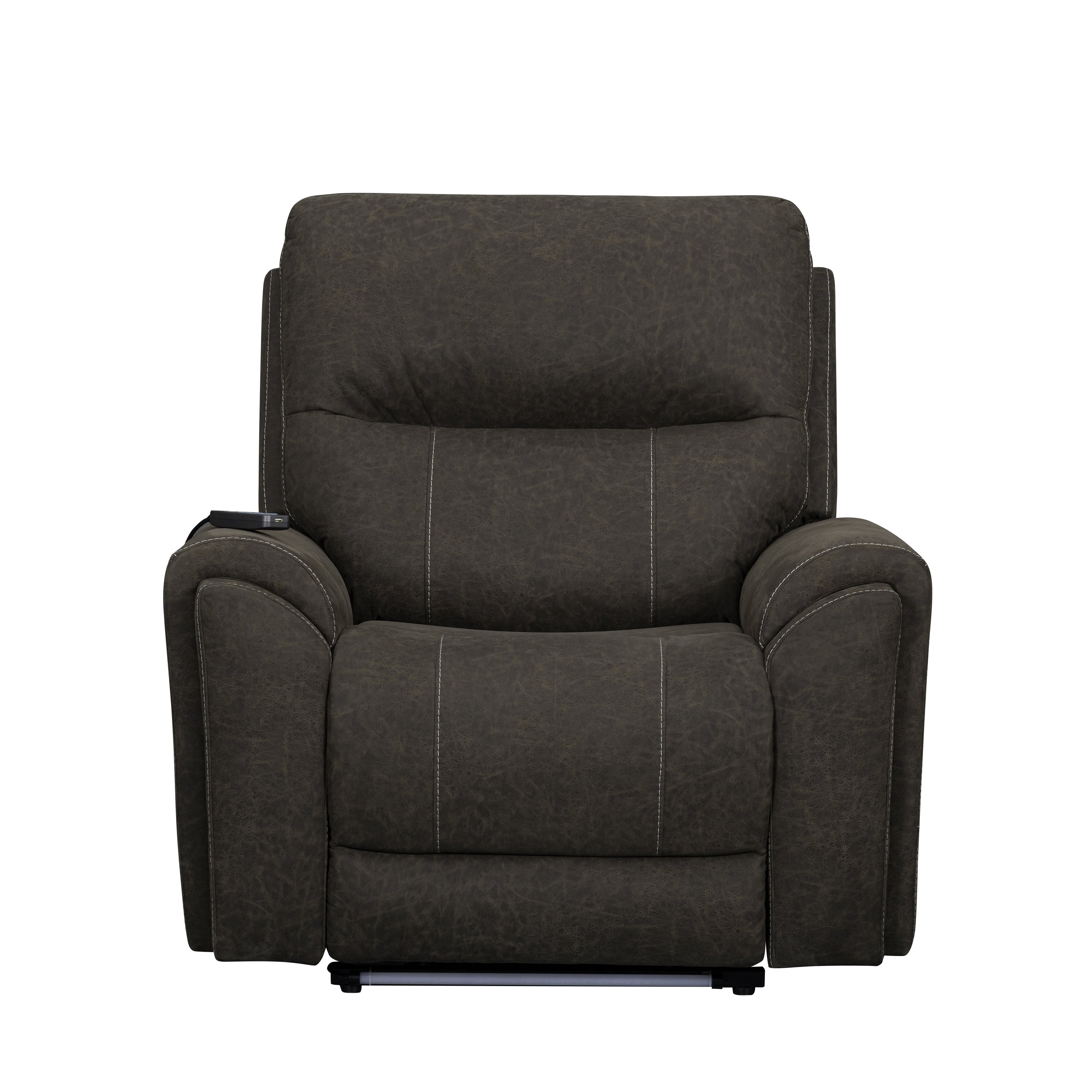 Gaia Auto Glider Recliner w/Pwr Hr & Fr-Sable