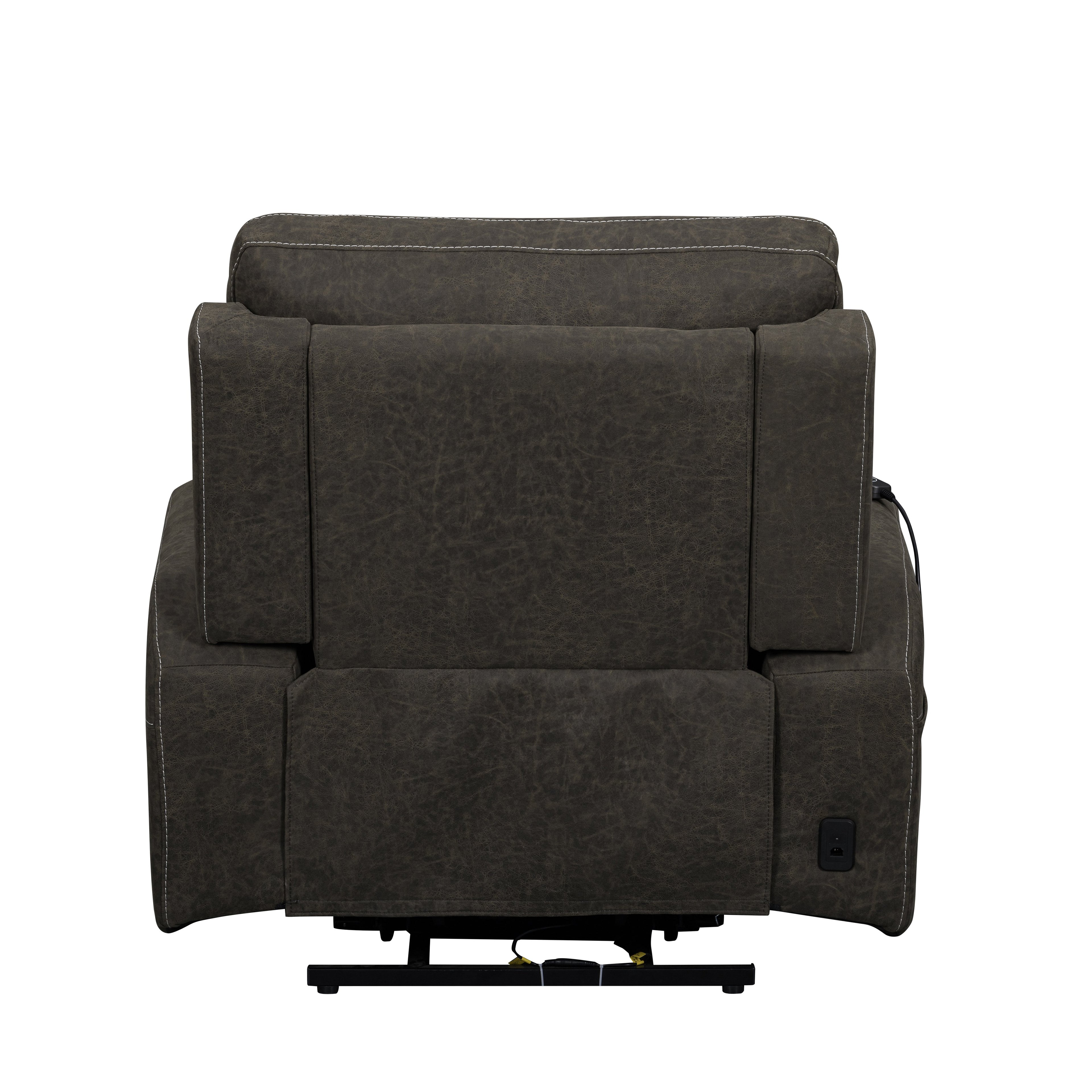 Gaia Auto Glider Recliner w/Pwr Hr & Fr-Sable