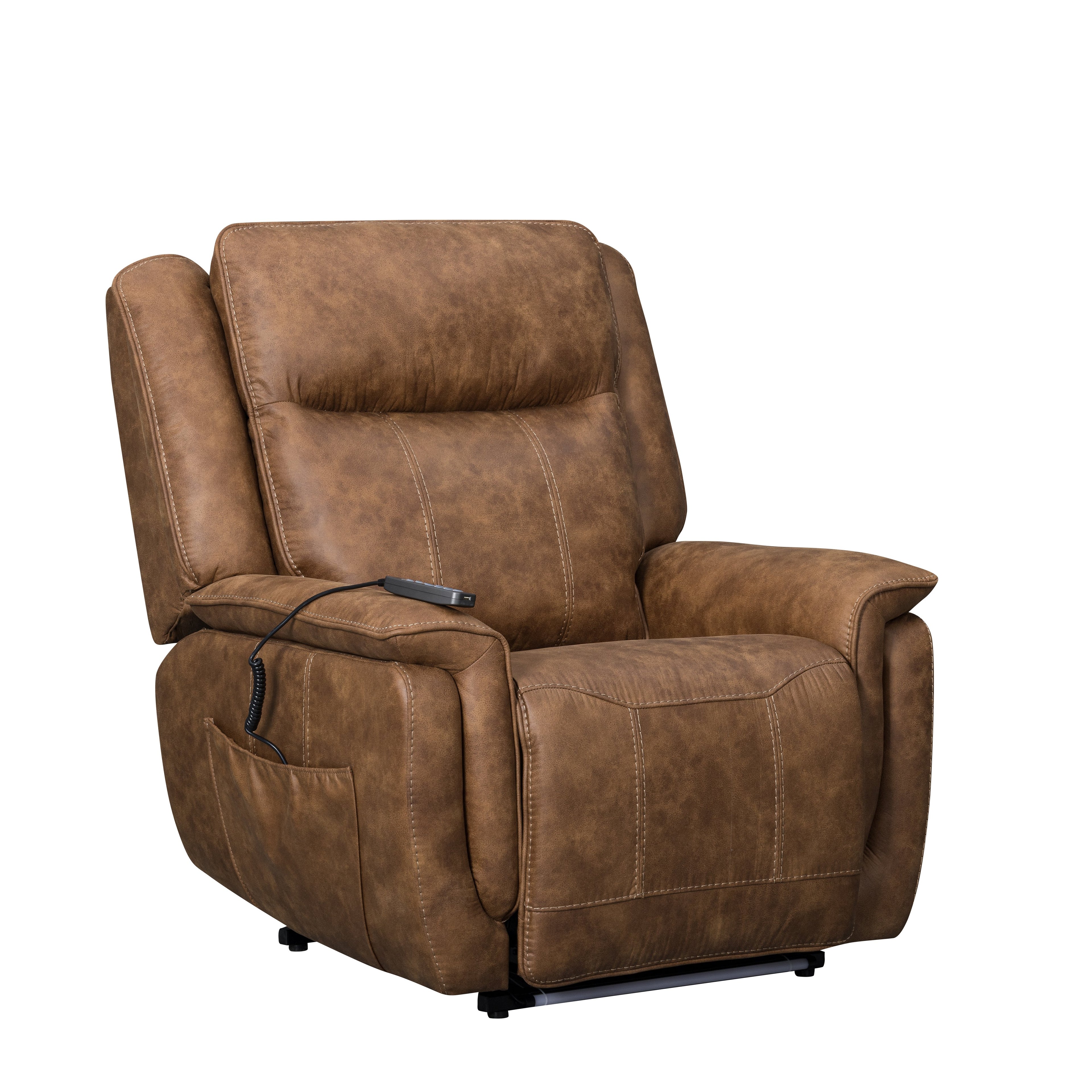Kyra Auto Glider Recliner w/Pwr Hr & Fr-Saddle