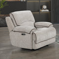 Camden Glider Recliner w/Pwr Hr & Fr-Brown