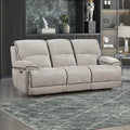 Camden Dual Reclining Sofa w/Pwr Hr & Fr-Brown