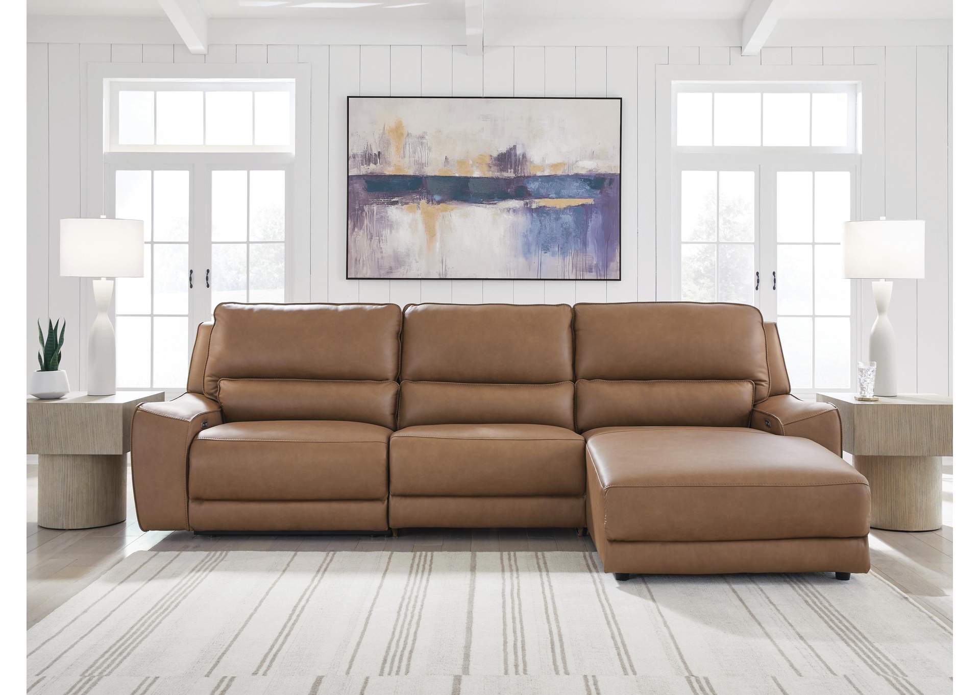 DeepWakes 3-Piece Reclining Sofa Chaise