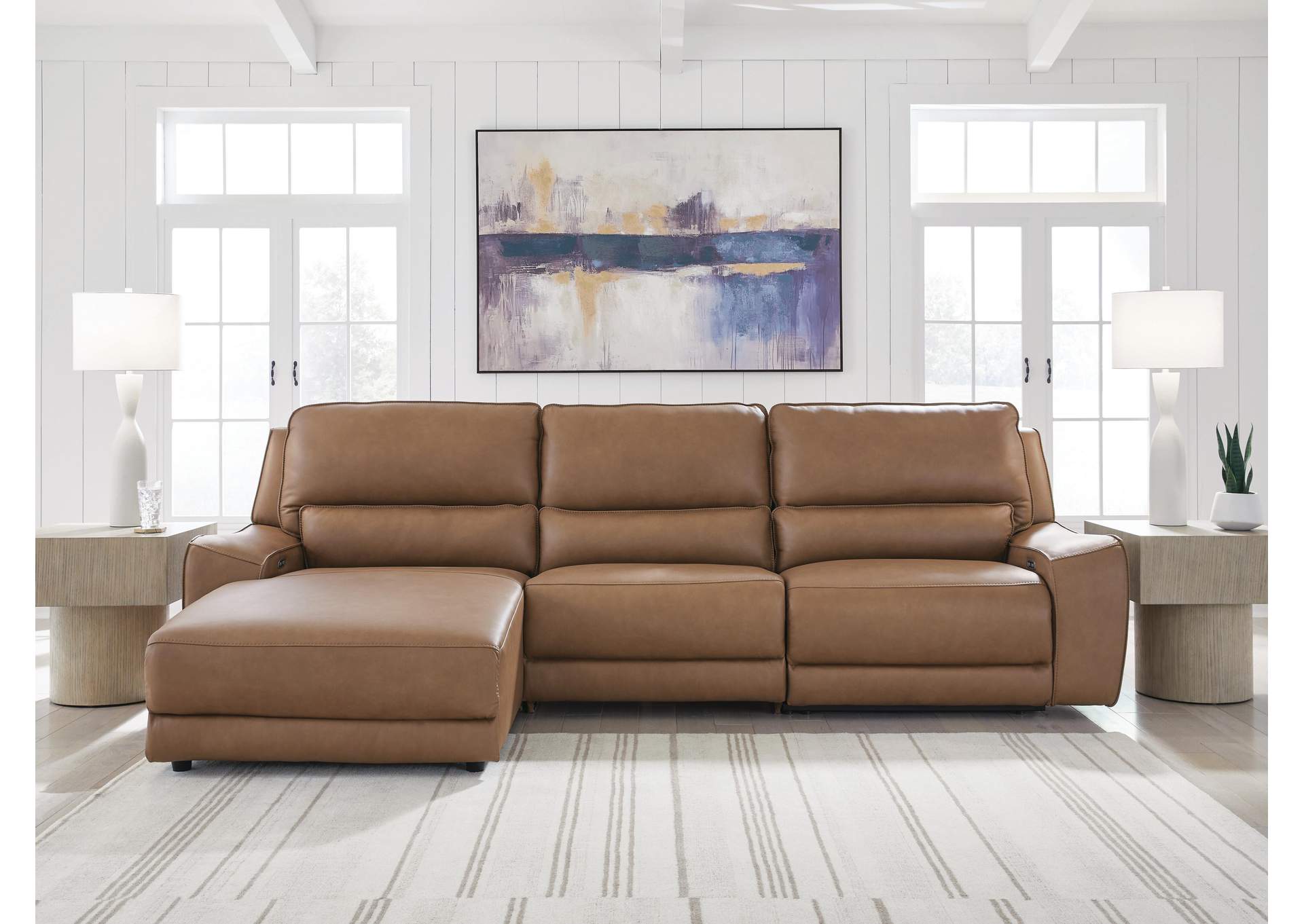 DeepWakes 3-Piece Reclining Sofa Chaise