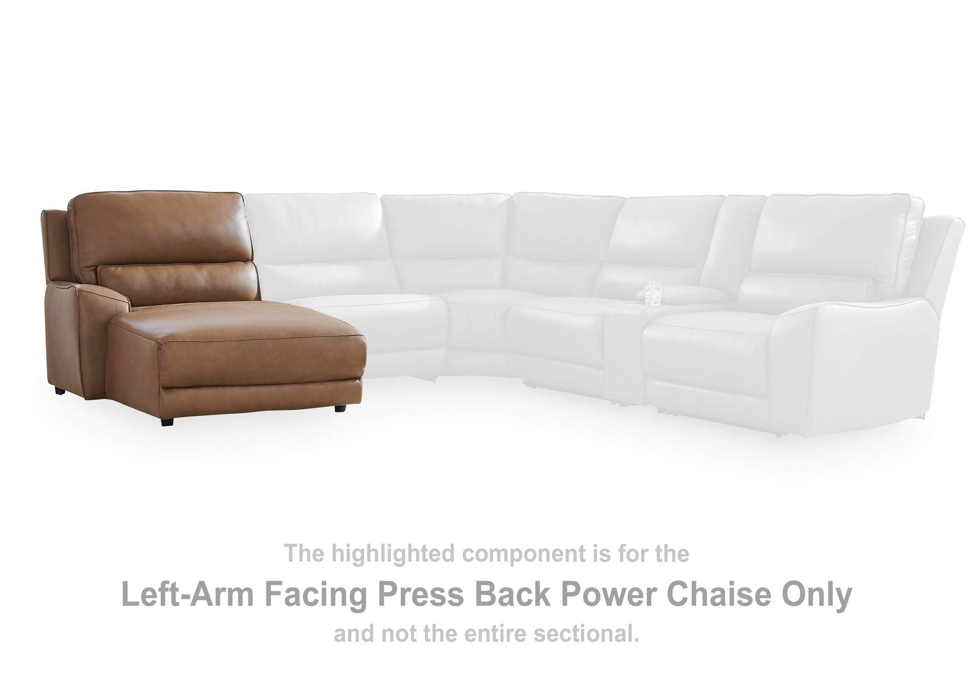 DeepWakes 3-Piece Reclining Sofa Chaise