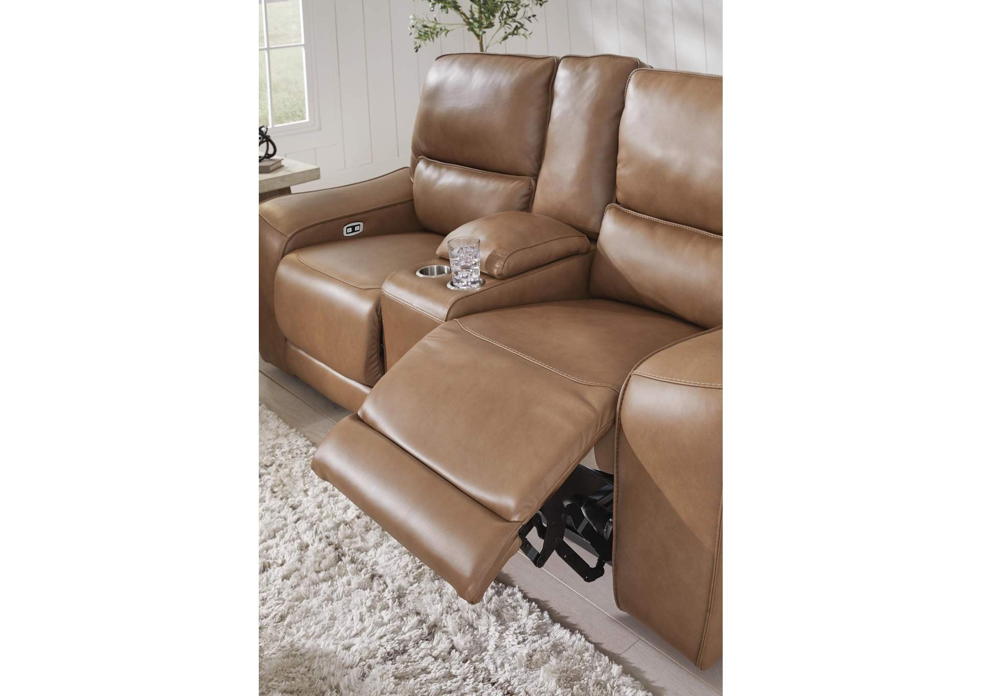 DeepWakes Power Reclining Loveseat with Console