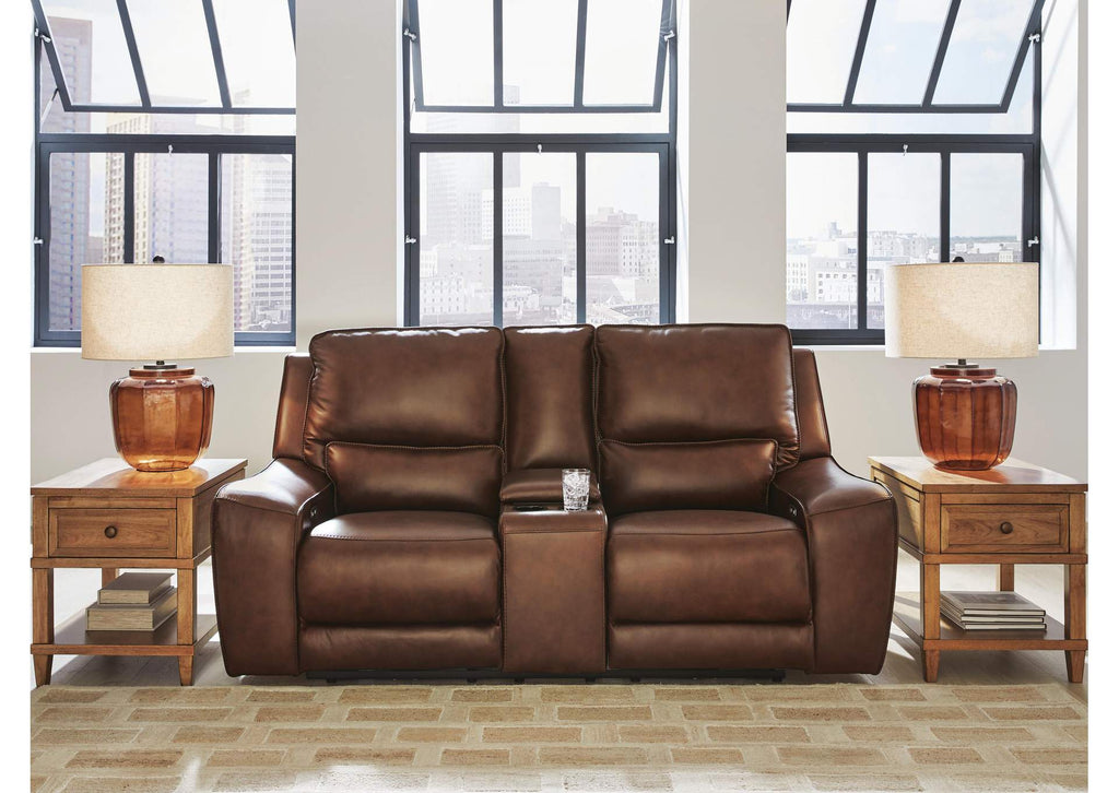 DeepWakes Power Reclining Loveseat with Console