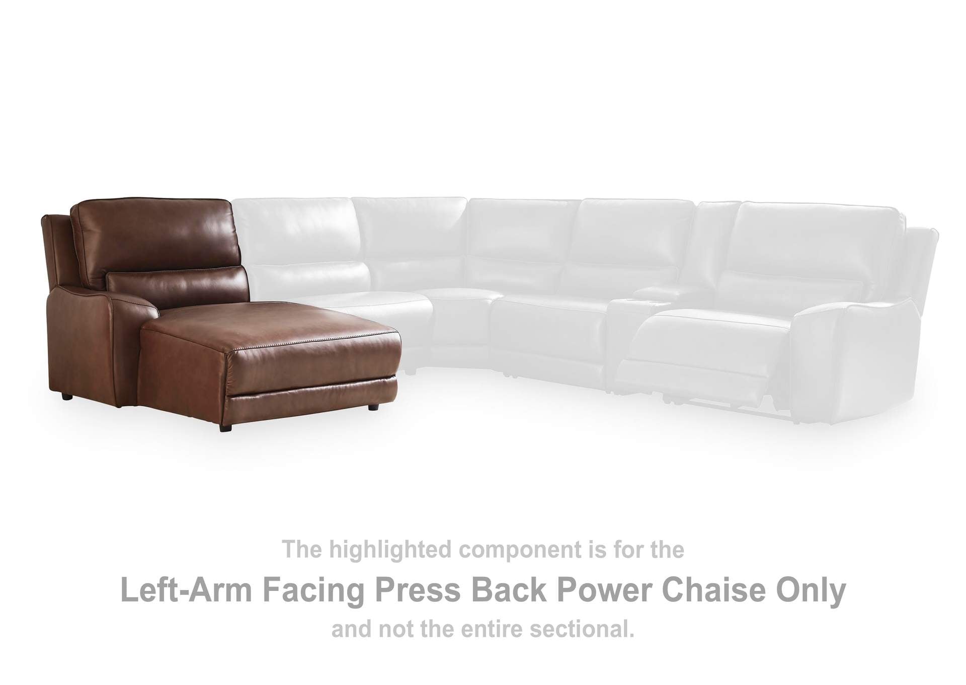 DeepWakes 3-Piece Reclining Sofa Chaise