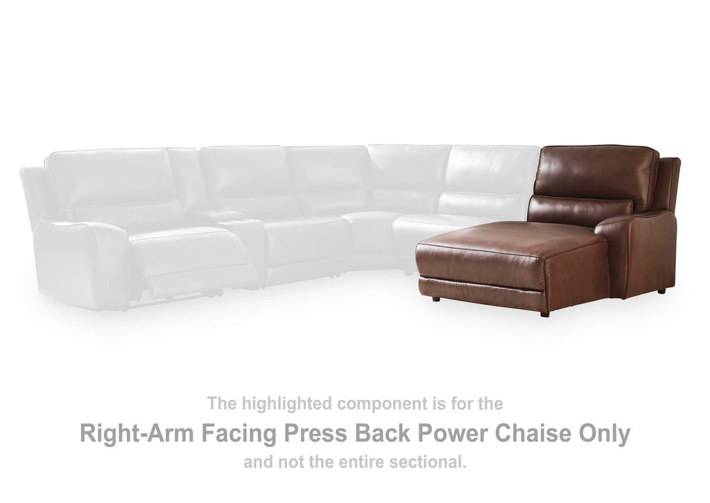 DeepWakes 3-Piece Reclining Sofa Chaise