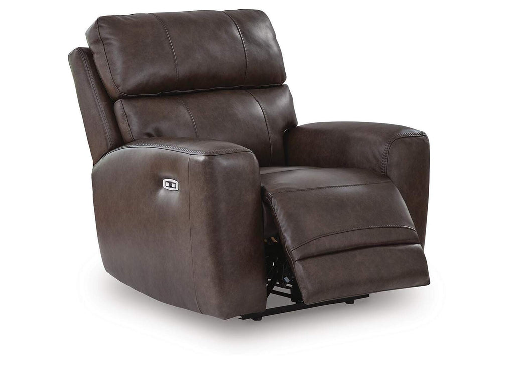 Crossplex Power Recliner angled view