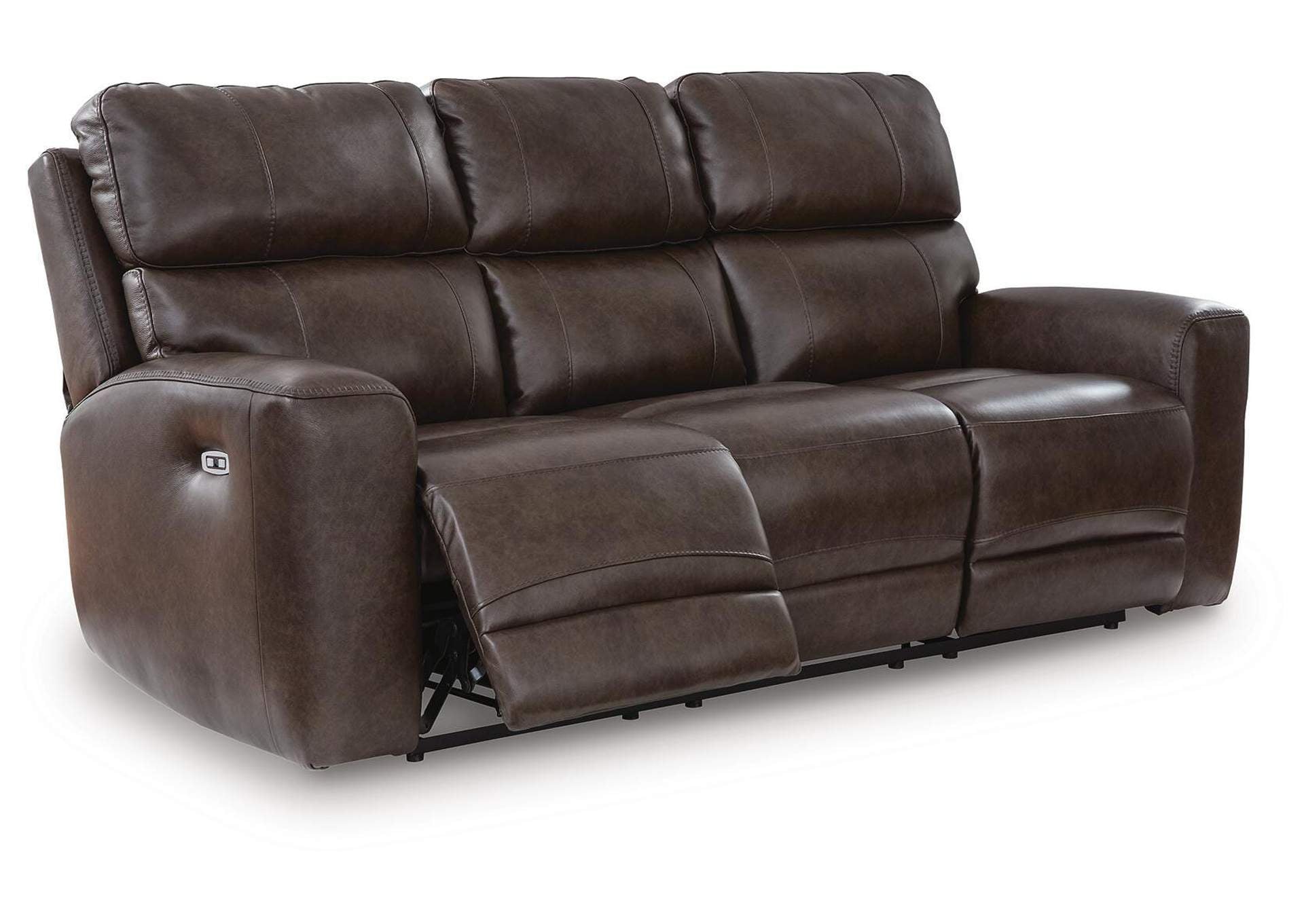 Crossplex Power Reclining Sofa angled view