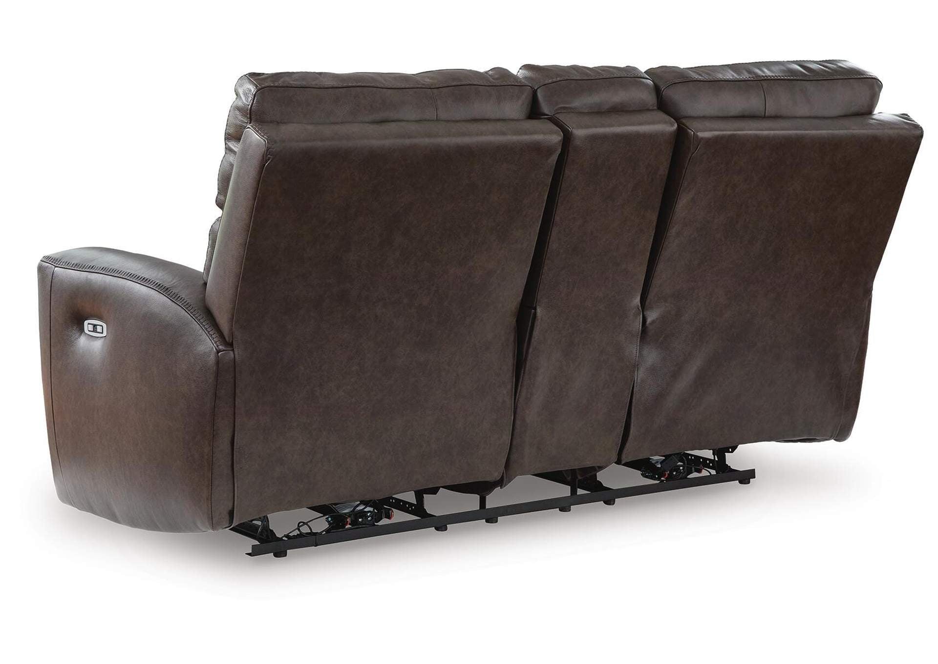 Crossplex Power Reclining Loveseat with Console