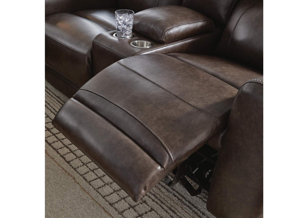 Crossplex Power Reclining Loveseat with Console