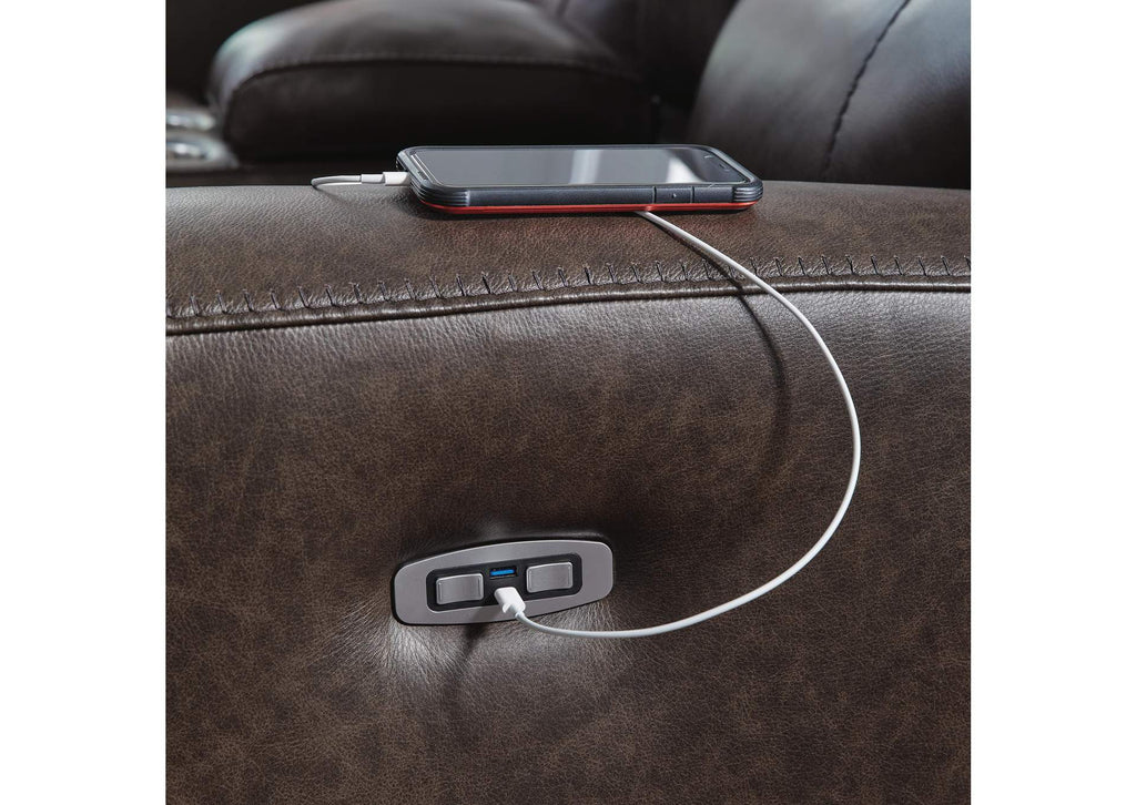 Crossplex Power Reclining Sofa detail