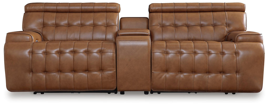 Temmpton sectional, 3-Piece Power Reclining Sectional Loveseat with Console · 100 × 44 × 34 in, view 1