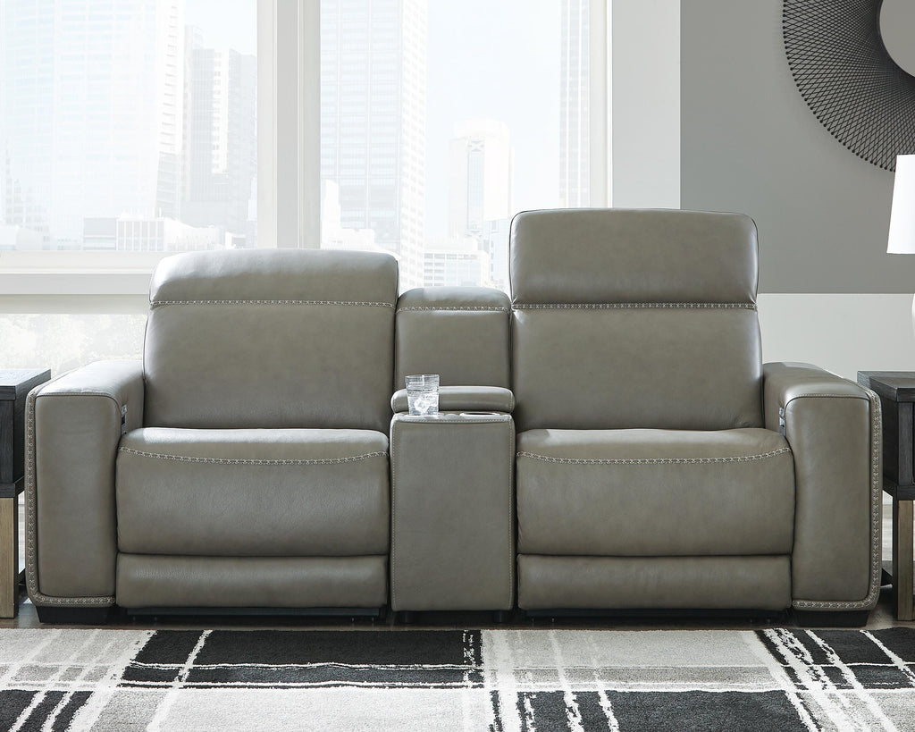 Correze sectional, 3-Piece Power Reclining Sectional Loveseat · 88.5 × 41 × 33.25 in, view 3