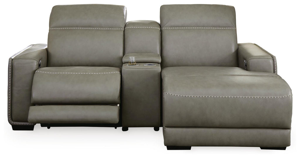 Correze sectional, 3-Piece Power Reclining Sectional with Chaise · 88 × 65 × 33 in, view 2