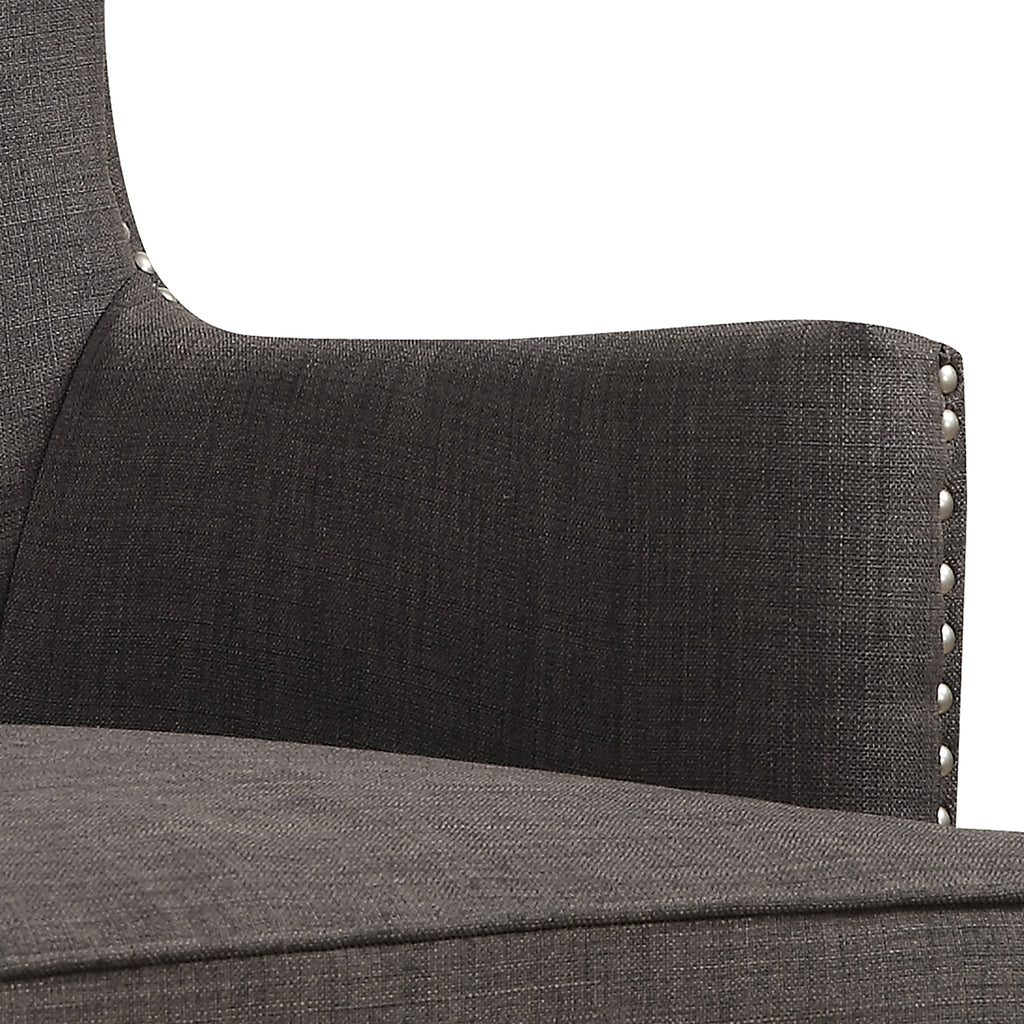 Kori 724 Chair w/Chrome Nails Heirloom Charcoal (Ista 3)