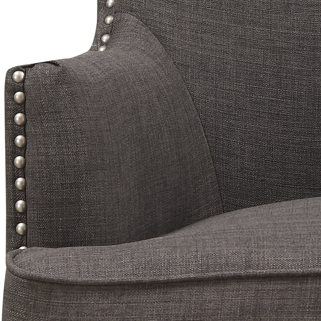 Kori 724 Chair w/Chrome Nails Heirloom Charcoal (Ista 3)