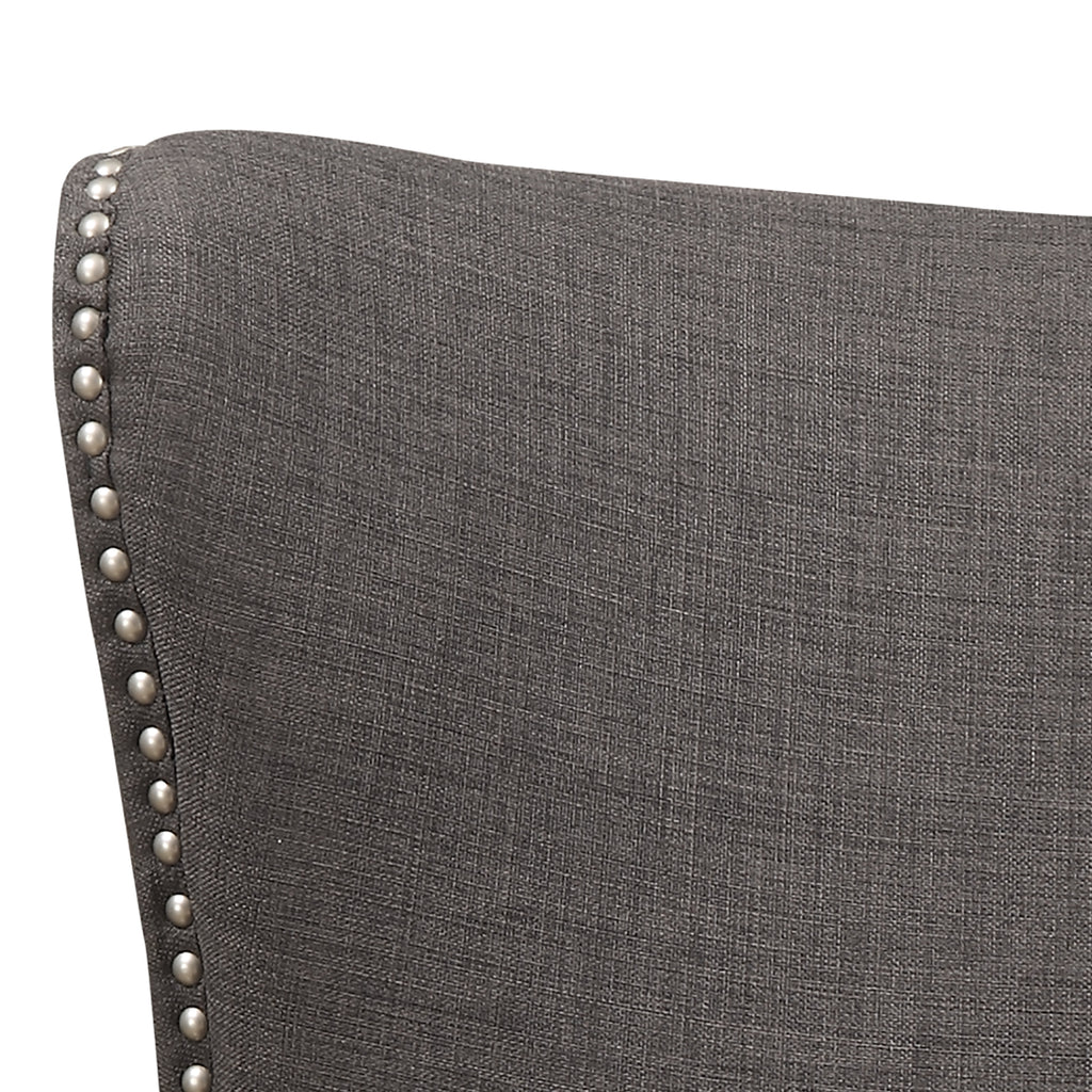 Kori 724 Chair w/Chrome Nails Heirloom Charcoal (Ista 3)