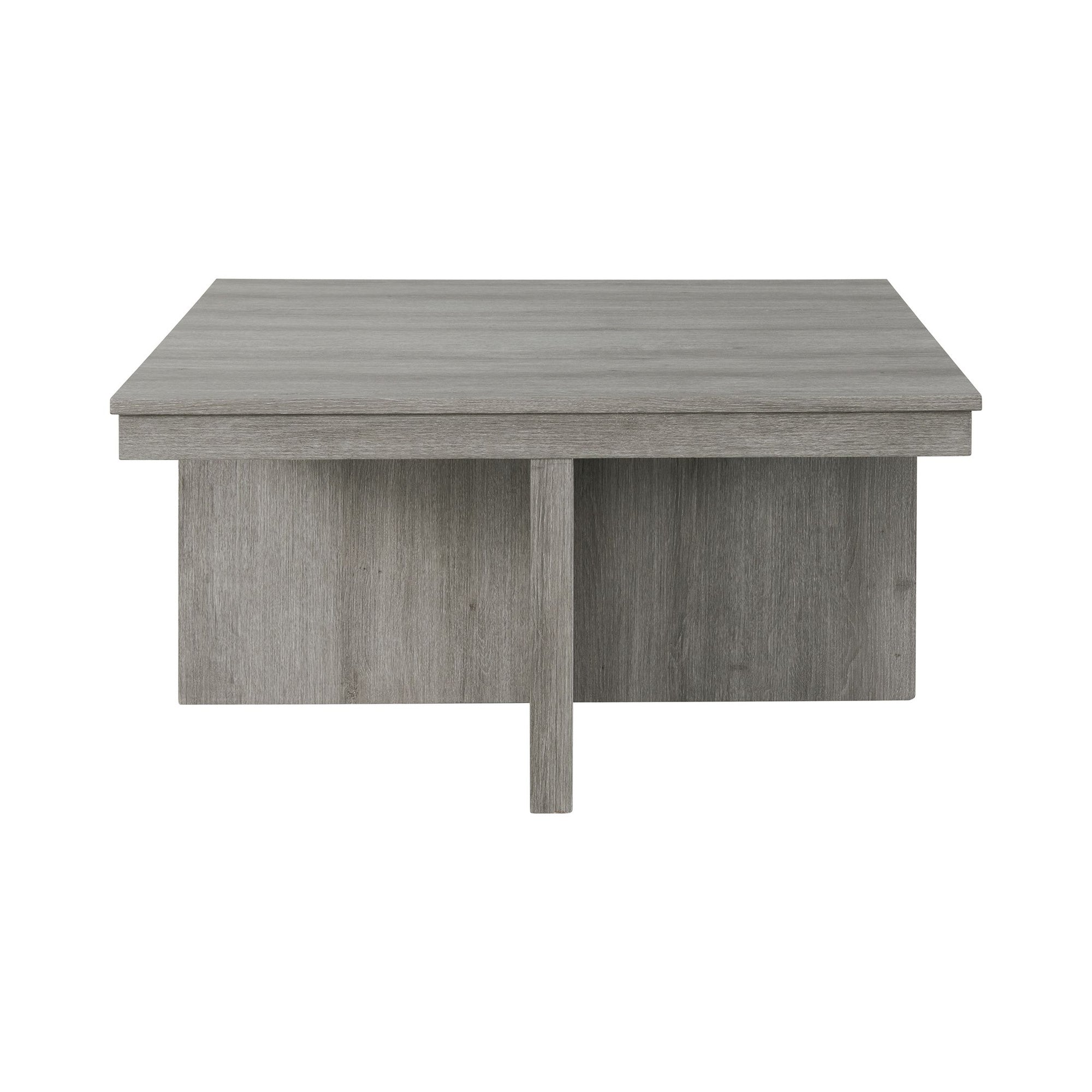 Uster Coffee Table w/Four Storage Stools Grey