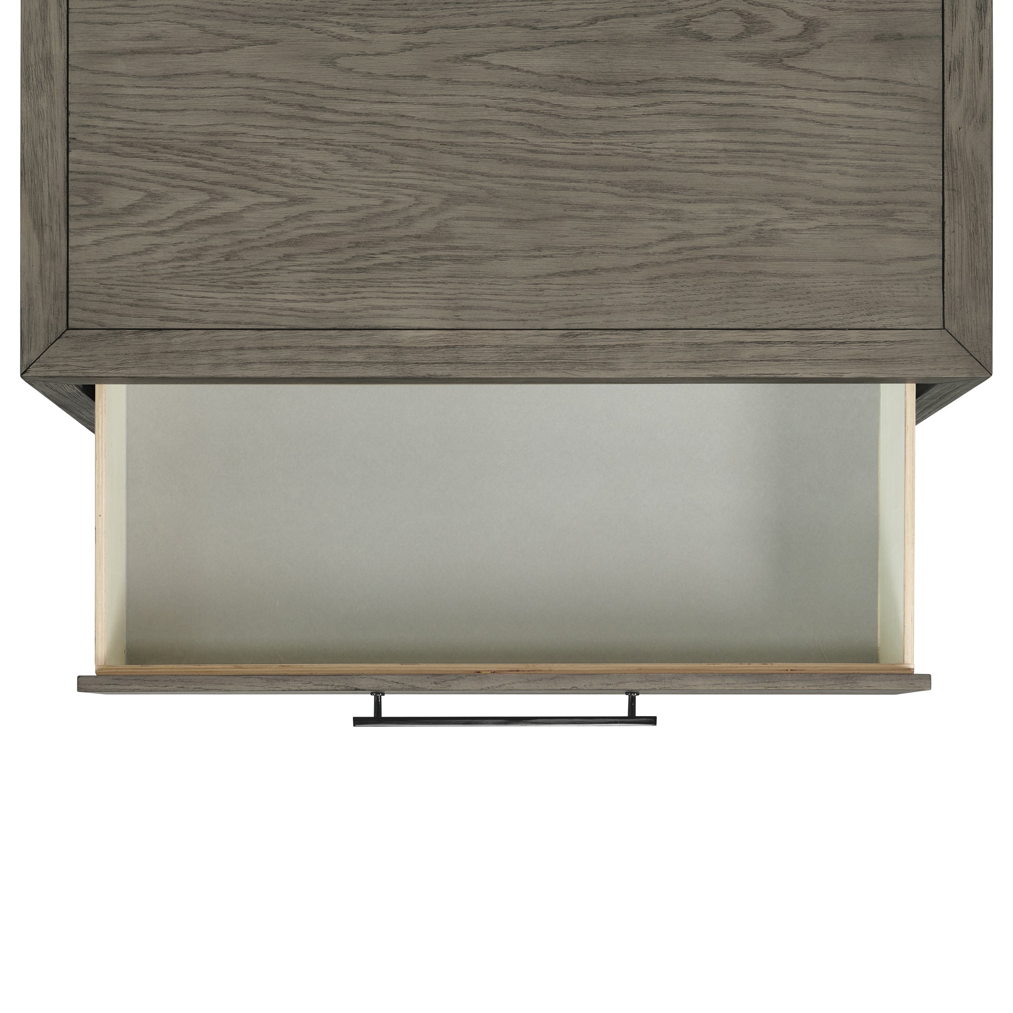 Versailles Contemporary 3-Drawer Nightstand In Grey