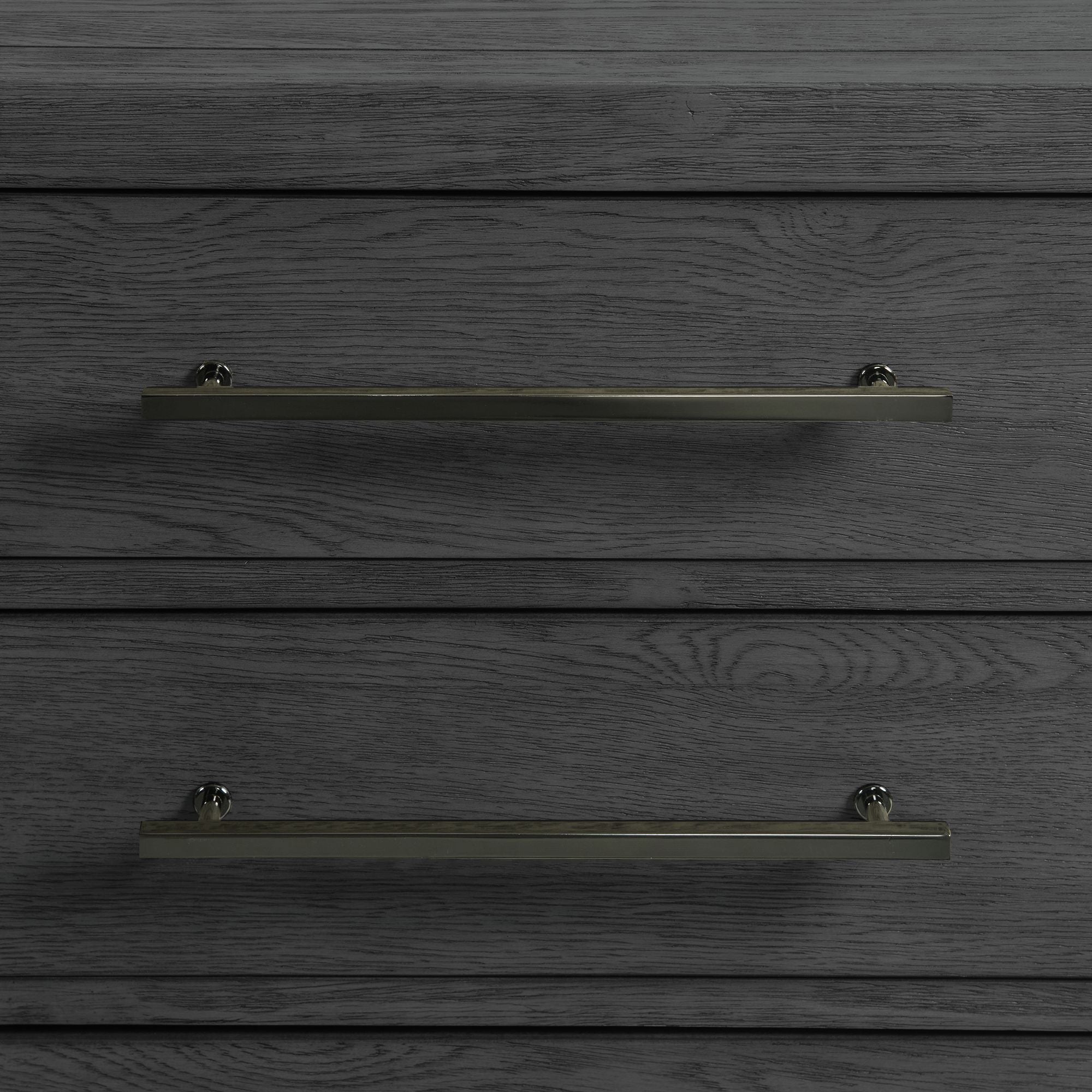 Versailles Contemporary 3-Drawer Nightstand In Black