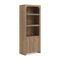 Dovander Display Cabinet in Brown, angle view
