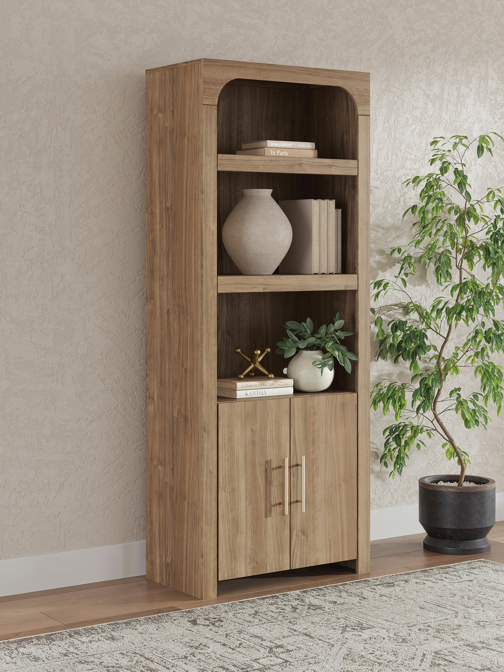 Dovander Display Cabinet in Brown, alternate view 3