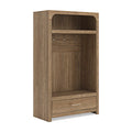 Dovander Hall Tree with Storage Bench in Brown, angle view