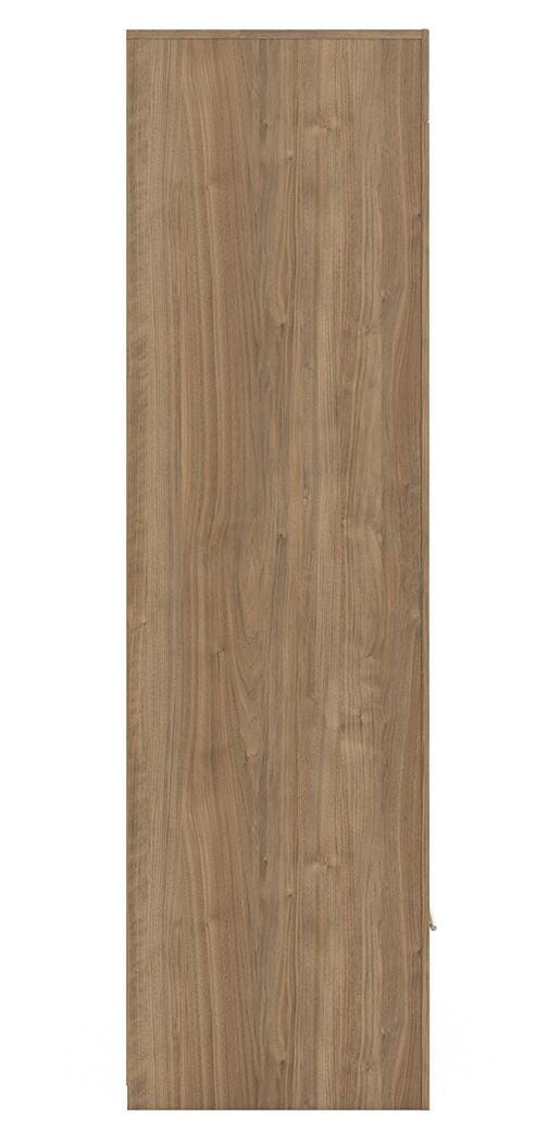 Dovander Hall Tree with Storage Bench in Brown, side view