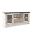 Dorrinson 60" TV Stand in Two-tone, angle view