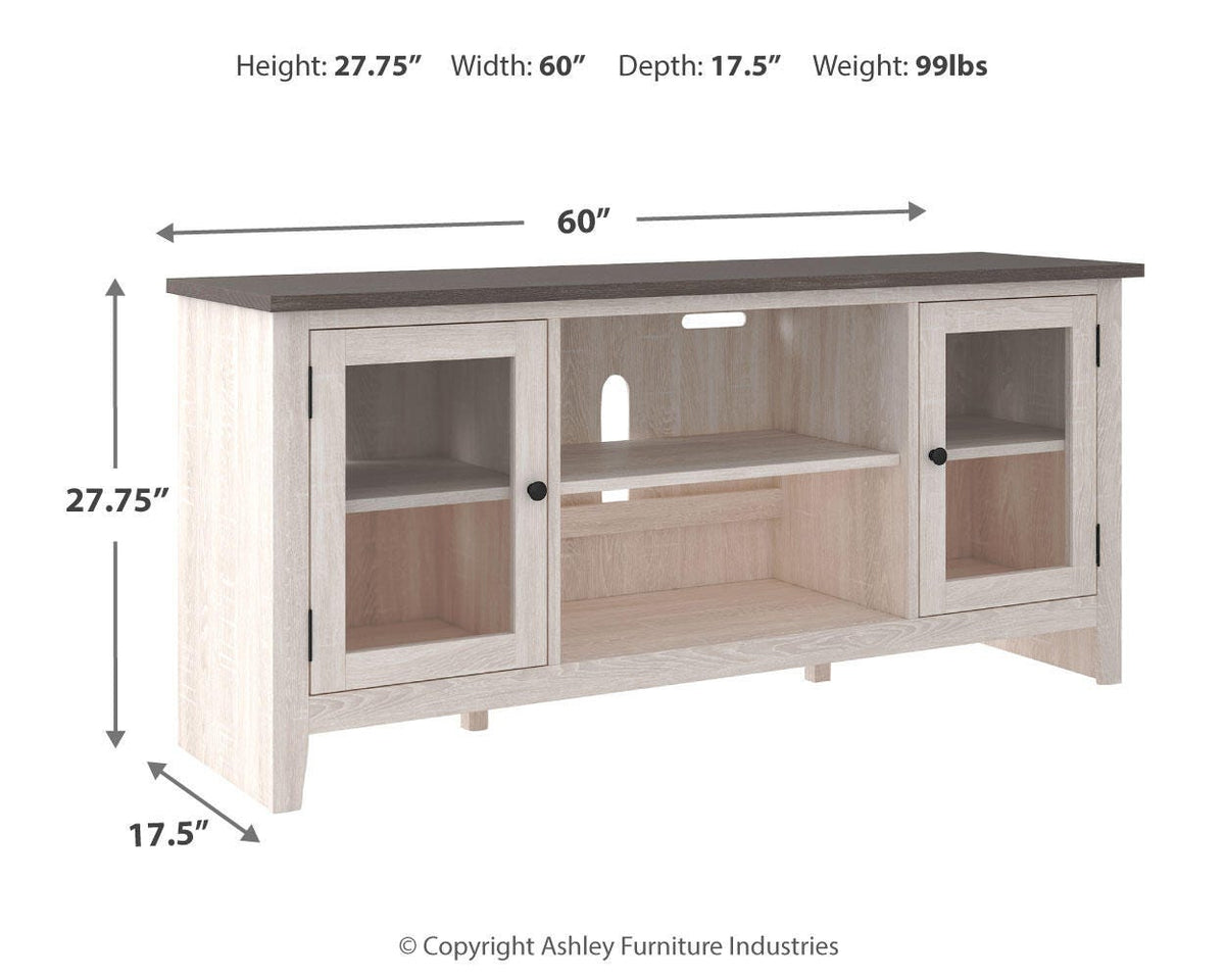 Dorrinson 60" TV Stand in Two-tone, alternate view 5
