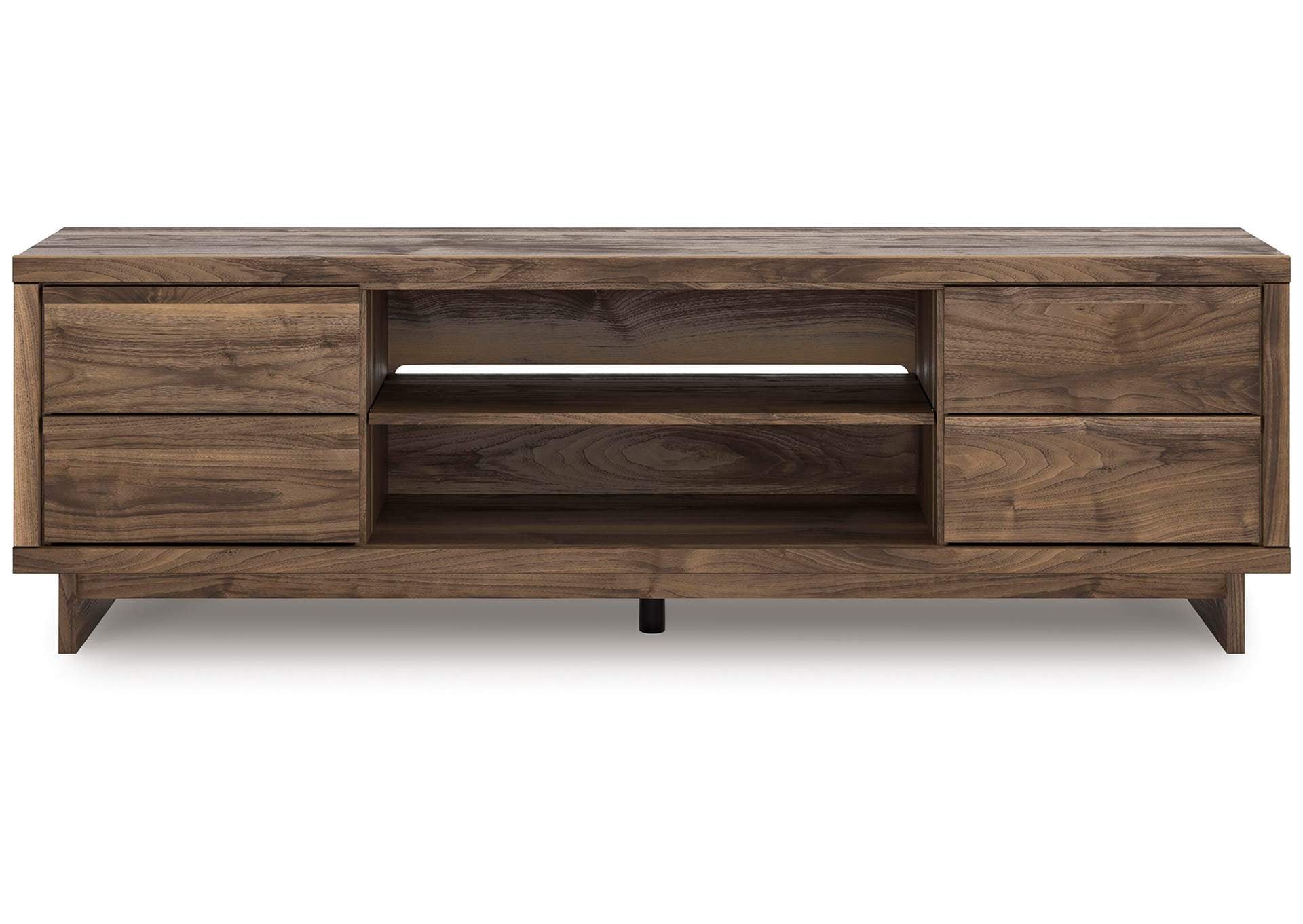 Zadilyn 72" TV Stand with Electric Fireplace front view