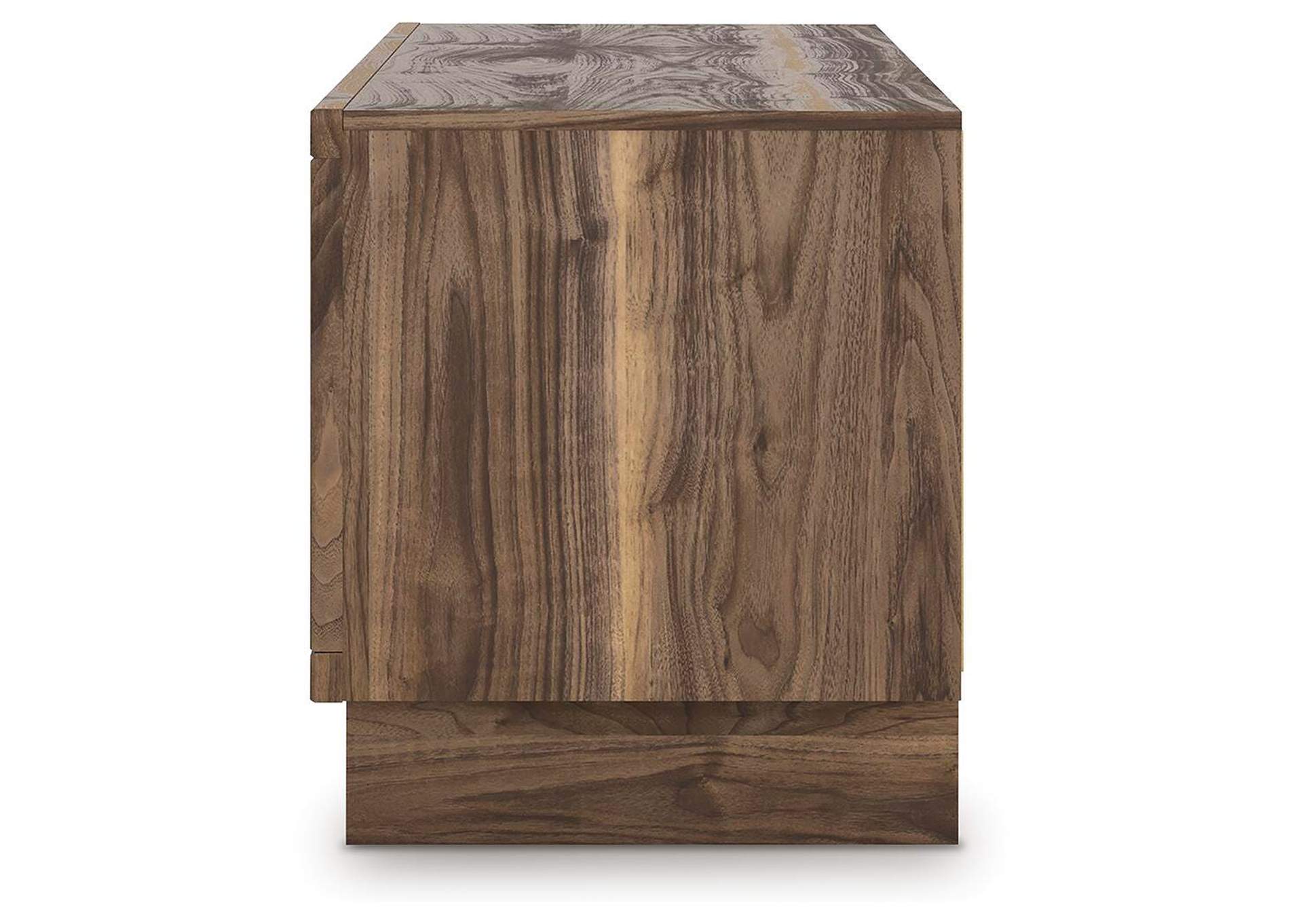 Zadilyn 72" TV Stand with Electric Fireplace side view